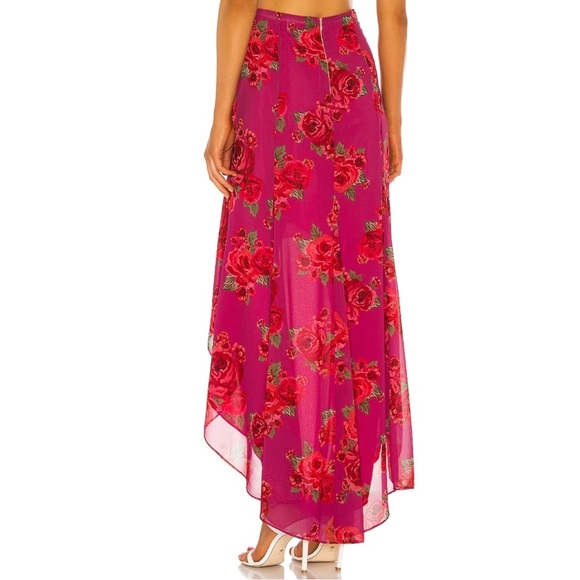 REVOLVE LPA Amali Skirt in Raquel Floral Size XS - Picture 3 of 10